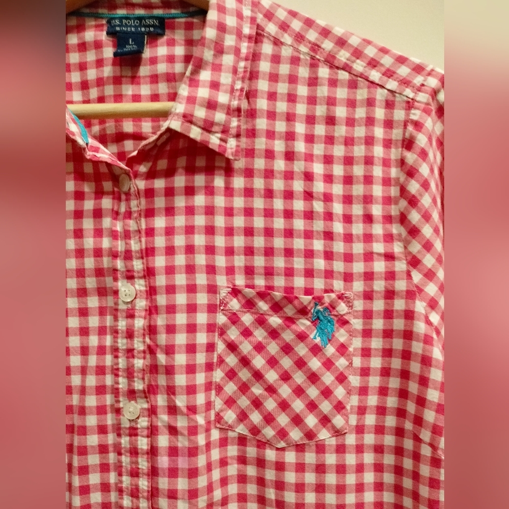 Polo Women's Pink Button-Down Shirt